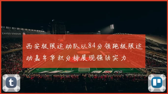 西安极限运动队以84分领跑极限运动嘉年华积分榜展现强劲实力
